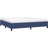  Posteljni okvir modra 200x200 cm blago, (20684222) | Shoptok.si