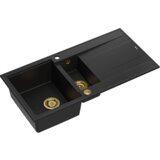 Quadron sudoper EVAN 156 + nano PVD čisto crna/zlato s daljinskim upravljanjem | shoptok.hr