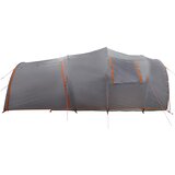  Tunelski šator s krovom Siva i narančasta 370 x 275 x 210 cm | shoptok.hr