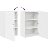 vidaXL Stenska kuhinjska omarica Bela 50 x 31 x 80 cm Konstruiran les | Shoptok.si