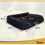  Purlov ortopedski ležaj za pse M 80x65 cm – pjenasti madrac i skidiva navlaka | Shoptok.si