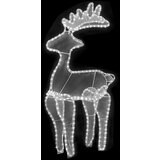  Božični jelen z mrežo 306 LED lučk 60x24x89 cm, (20769527) | Shoptok.si