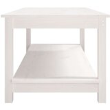  Stolić za kavu bijeli 110 x 55 x 45 cm od masivne borovine | shoptok.hr