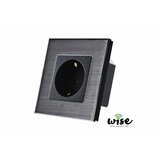 Wise uticnica bez wifi, aluminijumski panel crna U00013 Cene