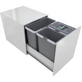 Elletipi Izvlečni plastični koš za ločevanje odpadkov 12 + 8 + 8 l Street - | Shoptok.si