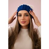  Cap with fleece Milano K203 ecru + cornflower Cijene