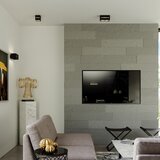 Nice Lamps Črna stropna svetilka s kovinskim senčnikom 10x10 cm Lorum – | Shoptok.si