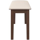  Klupa 90 cm smeđa puna drvena guma | shoptok.hr