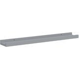  Zidne police za fotografije 2 kom sive 60 x 9 x 3 cm MDF | shoptok.hr