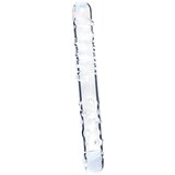 Clarity dvostranski stekleni dildo (prozoren) Cene