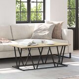  Stolić za kavu Sonoma hrast 100x50x40 cm od konstruiranog drva i metala | shoptok.hr