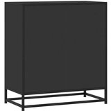 vidaXL Komoda črna 68x35x76 cm inženirski les in kovina | Shoptok.si