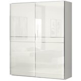 Jela GARDEROBNA OMARA PIANO Z DRSNIMI VRATI 180 CM (VE BARV)-Be Cene