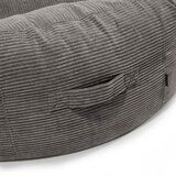 SLOWDOWN Vijolična vreča za sedenje iz rebrastega žameta Roll 135 – | Shoptok.si