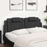 vidaXL Vzglavna stranica črna 160 cm umetno usnje | Shoptok.si