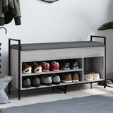 vidaXL Klupa za cipele siva boja hrasta 105 5x32x57 5 cm Cijene
