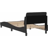  Okvir kreveta s uzglavljem Dover crni 90x190cm baršunasti | shoptok.hr