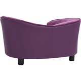 SOFA za pse bordo 69 x 49 x 40 cm od pliša i umjetne kože | shoptok.hr