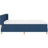  Krevet s opruga kutije s uzglavljem Plava 200 x 160 cm tkanina | shoptok.hr