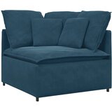  Modularna sofa s jastucima, plava baršunasta | Eponuda.ba