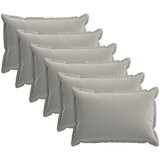  Presvlaka za jastuk 6 kom. HOUTEN Siva 50 x 75 cm Poliester | shoptok.hr