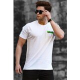 Madmext Men's White T-Shirt 5270 Cene