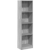 Maison Chic Knjižna omara - Knjižni regal siva sonoma 40x24x143 cm inženirski les, (21724528) Cene