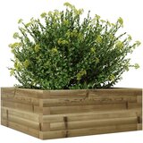  Vrtno cvetlično korito 60x60x23 cm impregnirana borovina | Shoptok.si