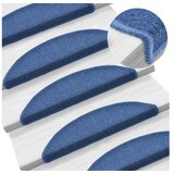  Otirači za stepenice 15 kom plavi 56 x 17 x 3 cm | shoptok.hr