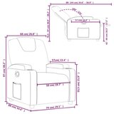  Naslanjač iz rjavega blaga | Shoptok.si
