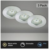 BRILONER 8316-039 komplet 3x LED prigušiva kupatilska svetiljka LED/5,5W/230V IP44 | Eponuda.com