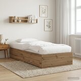  Krevetna konstrukcija Hrast artisan Konstruirano drvo | shoptok.hr
