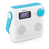 Auna Splash, radio za prho, BT, DAB+/UKW, IPX4, priključek USB, priključek za slušalke, USB-C, baterija Cene