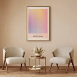  Plakat - Peaceful Drift - Delicate Pastel Shades Creating a Harmonious Whole 60x90 Zlatni okvir s margom | shoptok.hr