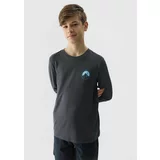 4f Boys' Long Sleeve T-Shirt - Graphite