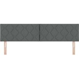  LED glava kreveta Sivi 180 cm tkanina | shoptok.hr