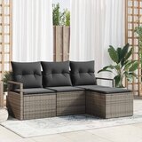  Set sofe 4 pcs Siva poliratan | shoptok.hr