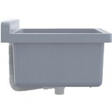 vidaXL Umivaonik za zidnu montažu sivi 40 x 40 x 24 cm od smole | shoptok.hr