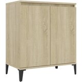  Komoda boja hrasta sonome 60 x 35 x 70 cm od konstruiranog drva Smeđa | shoptok.hr