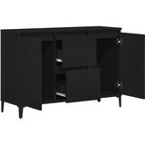  Kreveta Crni hrast 104 x 35 x 70 cm Konstruirano drvo | Eponuda.com