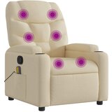 Maison Chic masažni naslanjač - Relax naslanjač krem blago, (22134530) | Shoptok.si