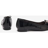 Resti Women's black openwork ballerinas with a bow Rumac - Footwear | ePonuda.com