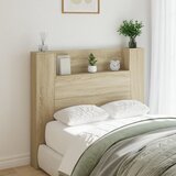 Maison Chic posteljno vzglavje - vzglavna omarica - nočna omarica led sonoma hrast 120x16,5x103,5 cm, (21705762) | Shoptok.si