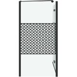 vidaXL Kupka Zatvaranje Geometrijski Crna 120 x 67 x 129 cm | shoptok.hr
