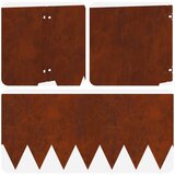  Ograda oko Travnjaka 20 pcs 103 x 30 cm metal Rđa Slike