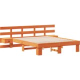  Konstrukcija postelje Rjava 140 x 200 cm Masivno borovo les, (5000123767) | Shoptok.si