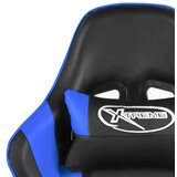 vidaXL Vrtljiv gaming stol moder PVC | Shoptok.si