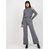 COCO ANGELO Trousers-VI-SP-20284.08P-dark grey | Shoptok.si