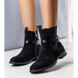Gemre Black insulated classic ankle boots Odila | Shoptok.si