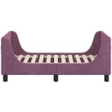  Okvir kreveta za malu djecu s naslonom Ljubičasta 70 x 140 cm | shoptok.hr